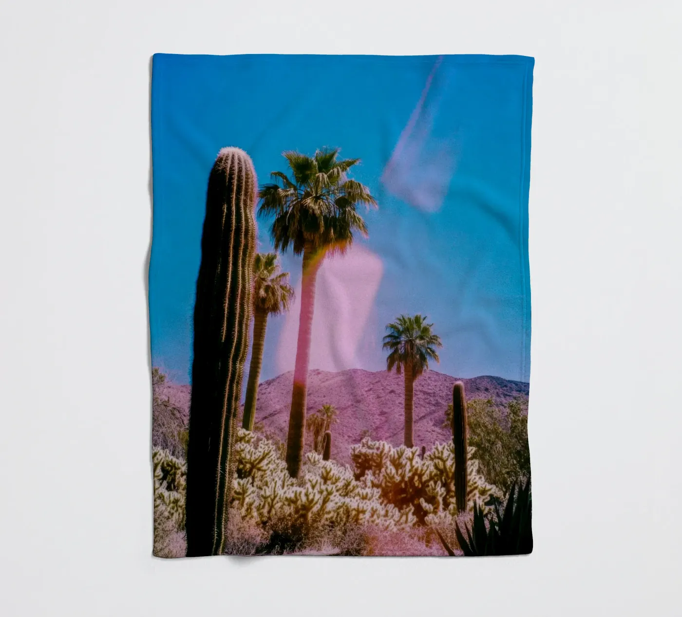 52 fleecedeken van Pink California | Affiches & Posters