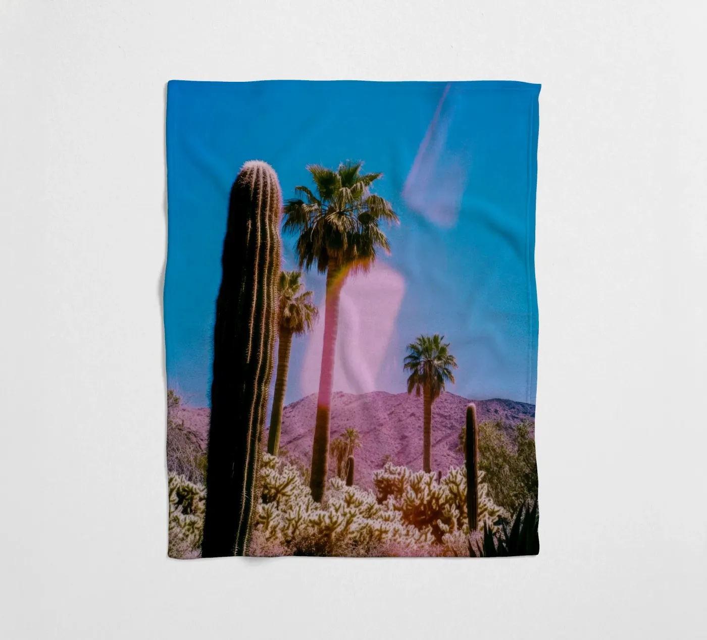 52 fleecedeken van Pink California | Affiches & Posters