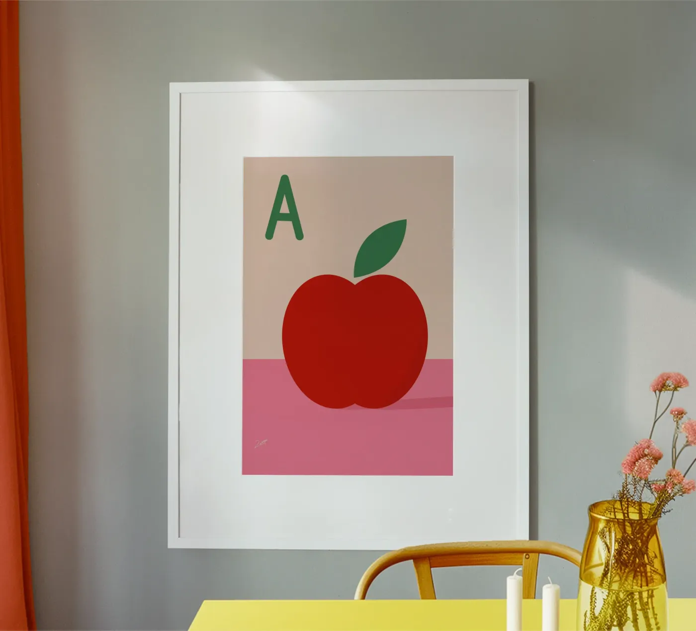 A come Apple poster da zeriayam arts