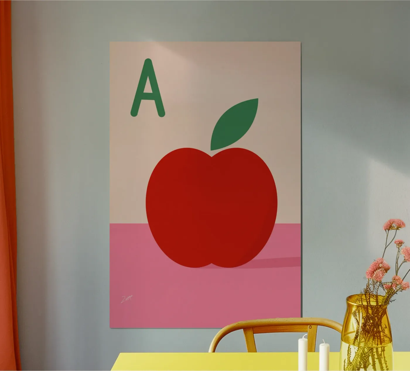 A come Apple poster da zeriayam arts