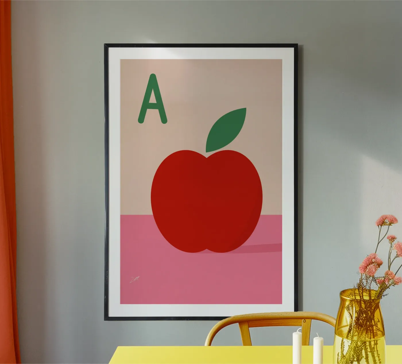 A come Apple poster da zeriayam arts