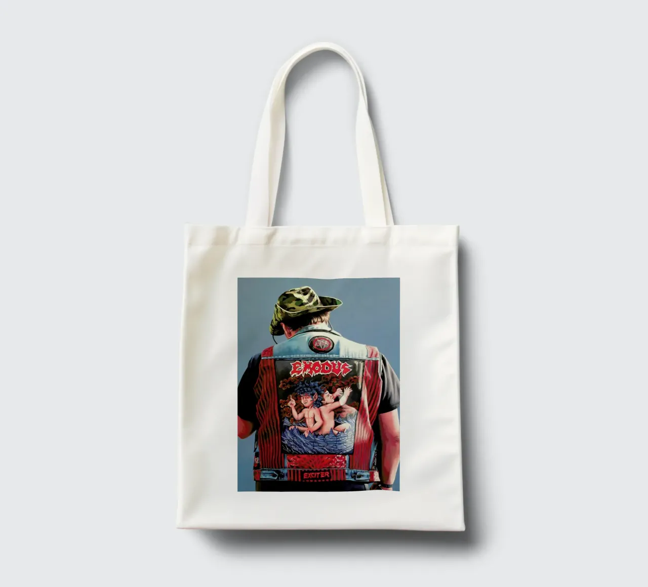 Hellveste 2 borsa in juta da Jérôme Romain