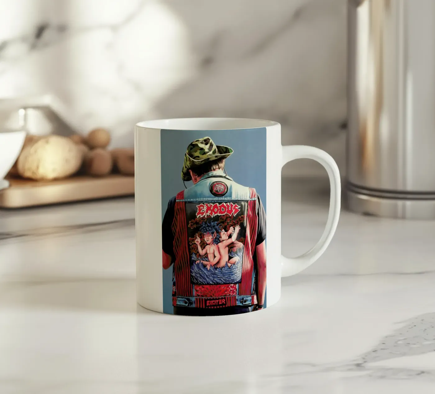 Hellveste 2 keramische mok van Jérôme Romain