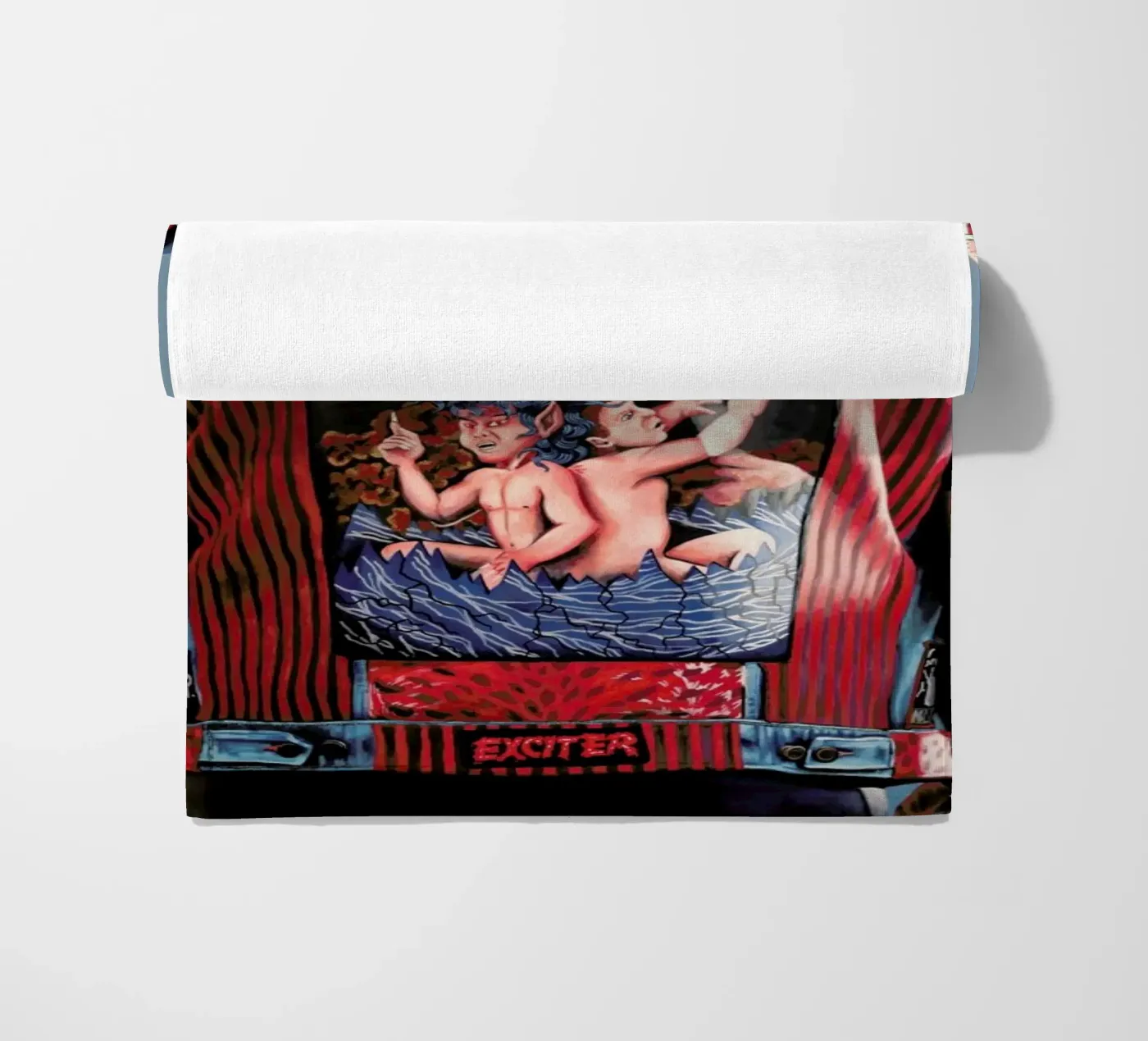 Hellveste 2 Strandtuch von Jérôme Romain