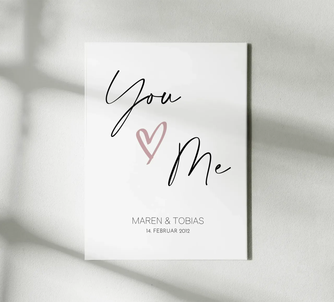 You & Me tela da artographieHome