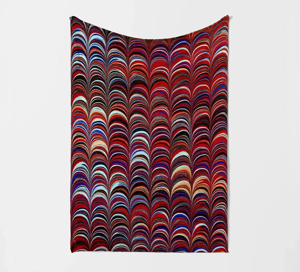 Abstract Arcs Pattern fleecedeken van apoloprints