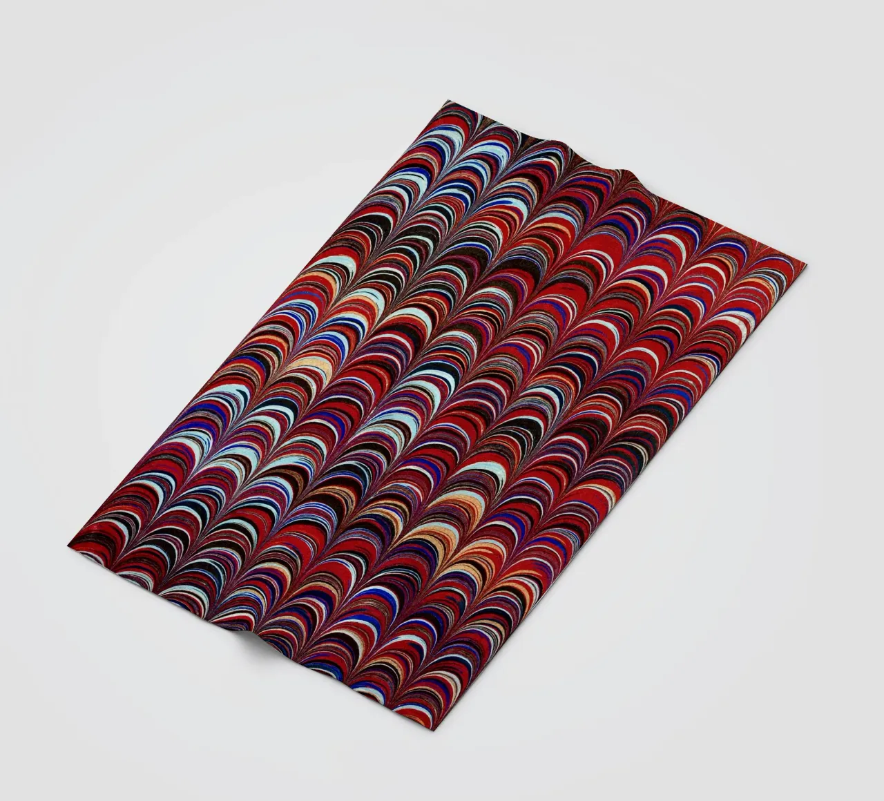 Abstract Arcs Pattern fleecedeken van apoloprints