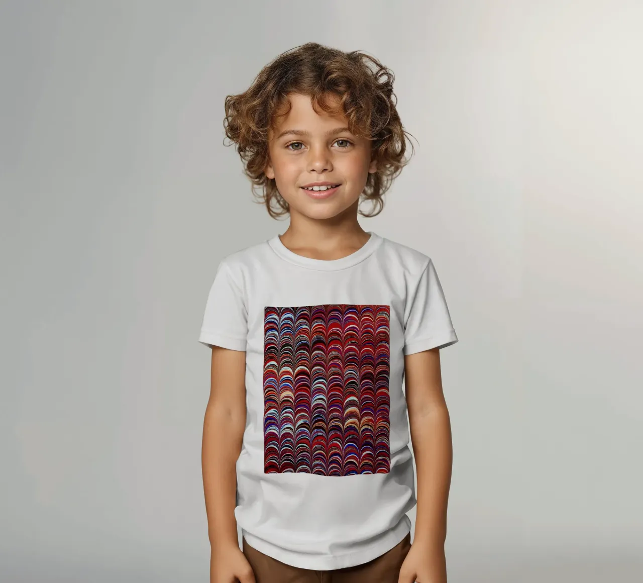 Abstract Arcs Pattern t-shirt bambini da apoloprints