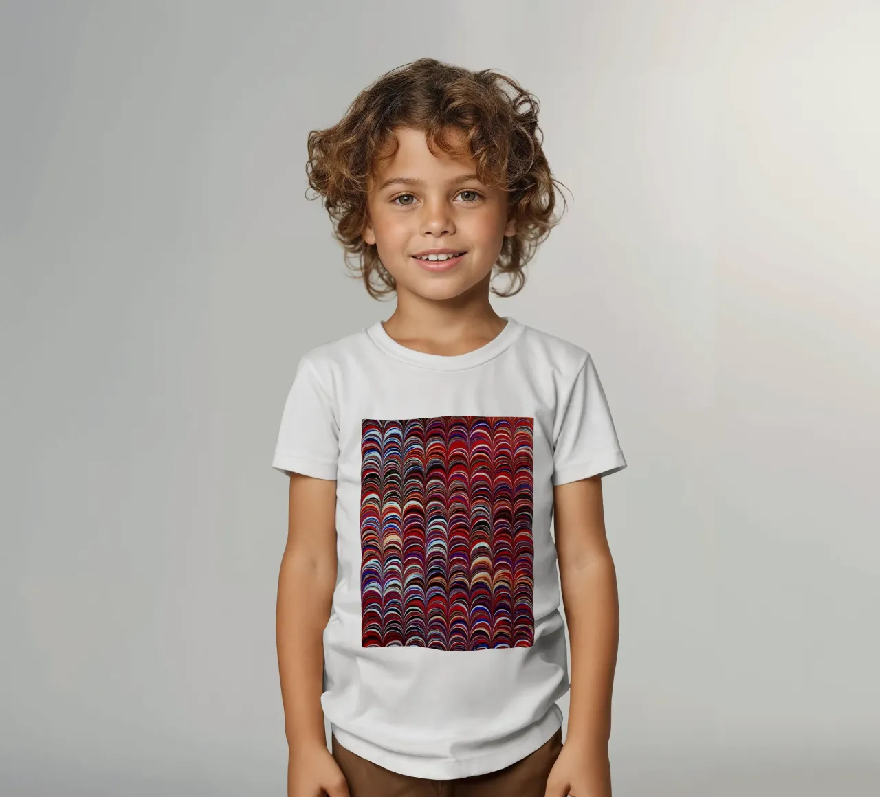 Abstract Arcs Pattern t-shirt bambini da apoloprints