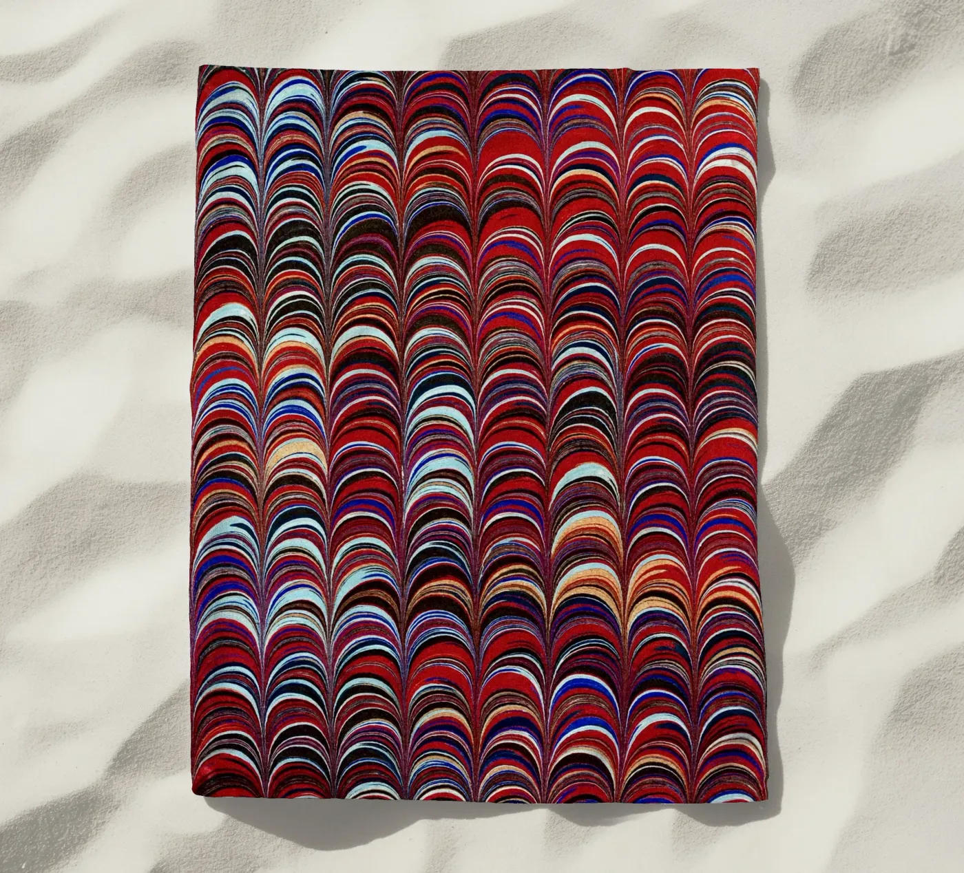 Abstract Arcs Pattern strandhanddoek van Apolo Prints