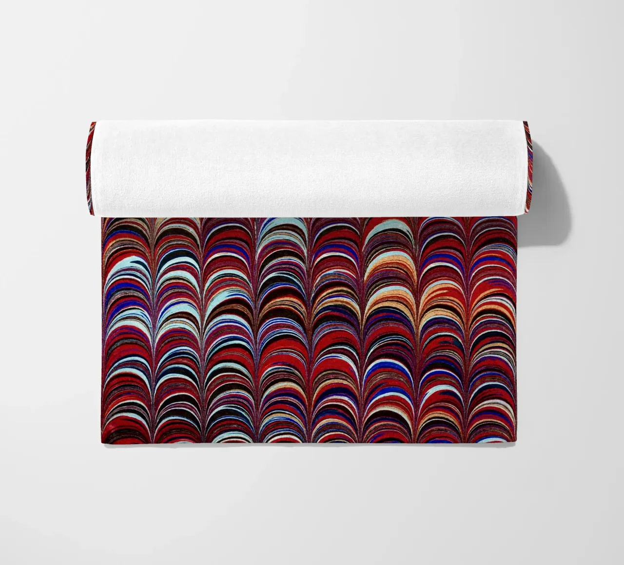 Abstract Arcs Pattern telo mare da apoloprints