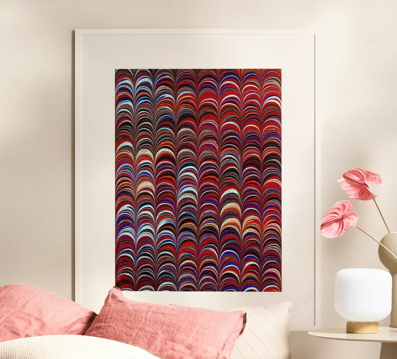 Abstract Arcs Pattern poster van apoloprints