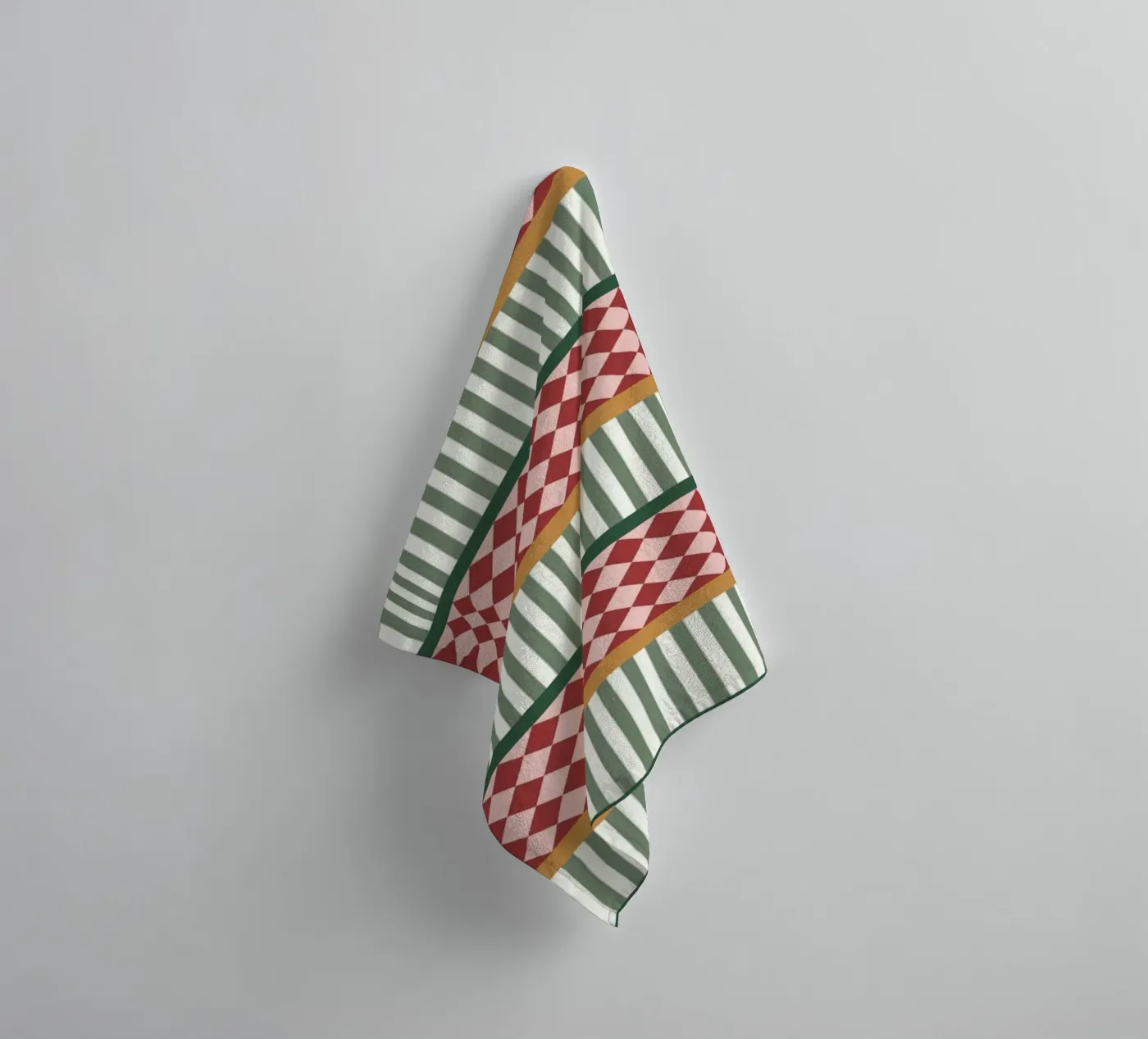 Circus Pattern No 01 towel by treechild