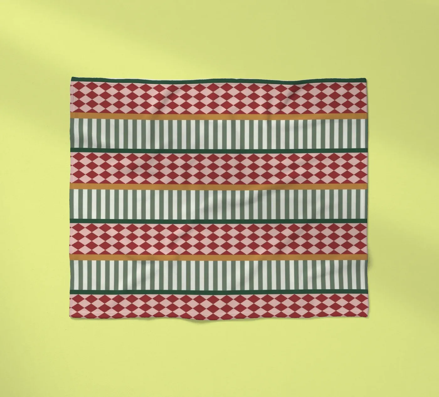 Circus Pattern No 01 Fleecedecke von treechild
