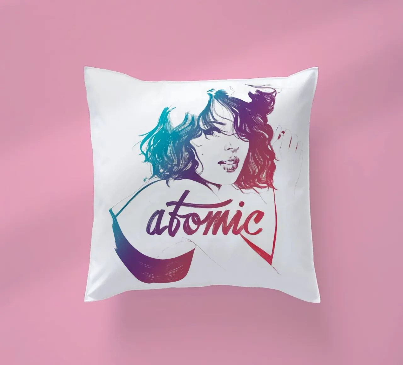 Atomic cuscino da Manuel Rebollo