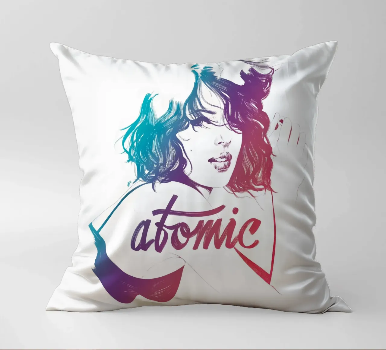 Atomic cuscino da Manuel Rebollo