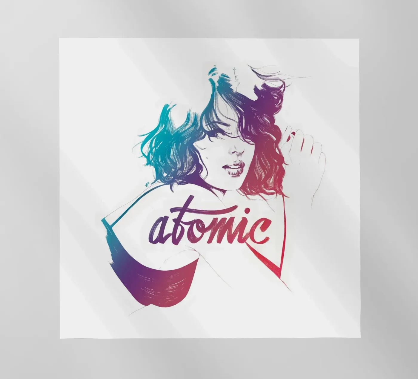 Atomic film rétro-éclairé de Manuel Rebollo