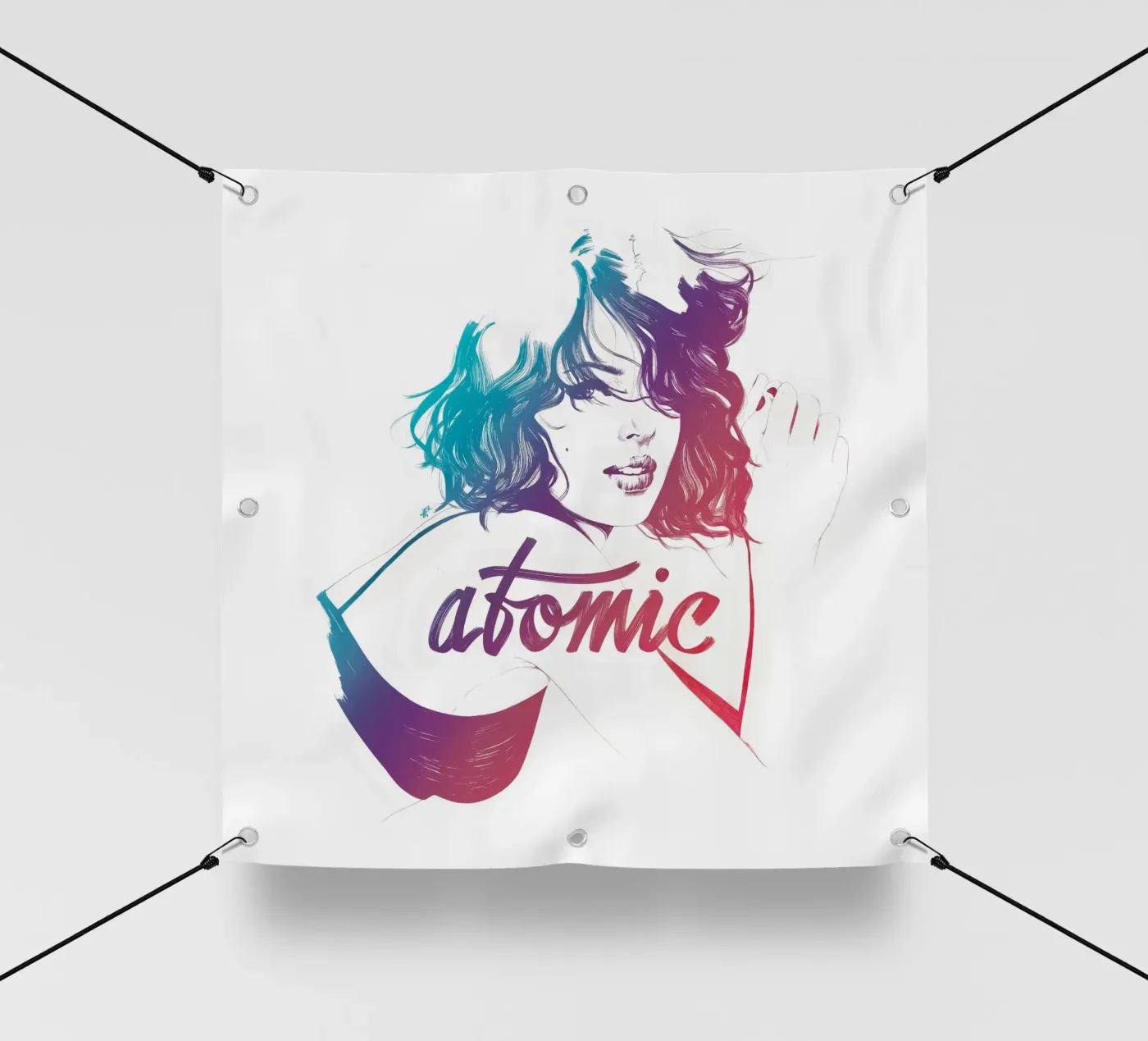 Atomic telo in pvc da Manuel Rebollo