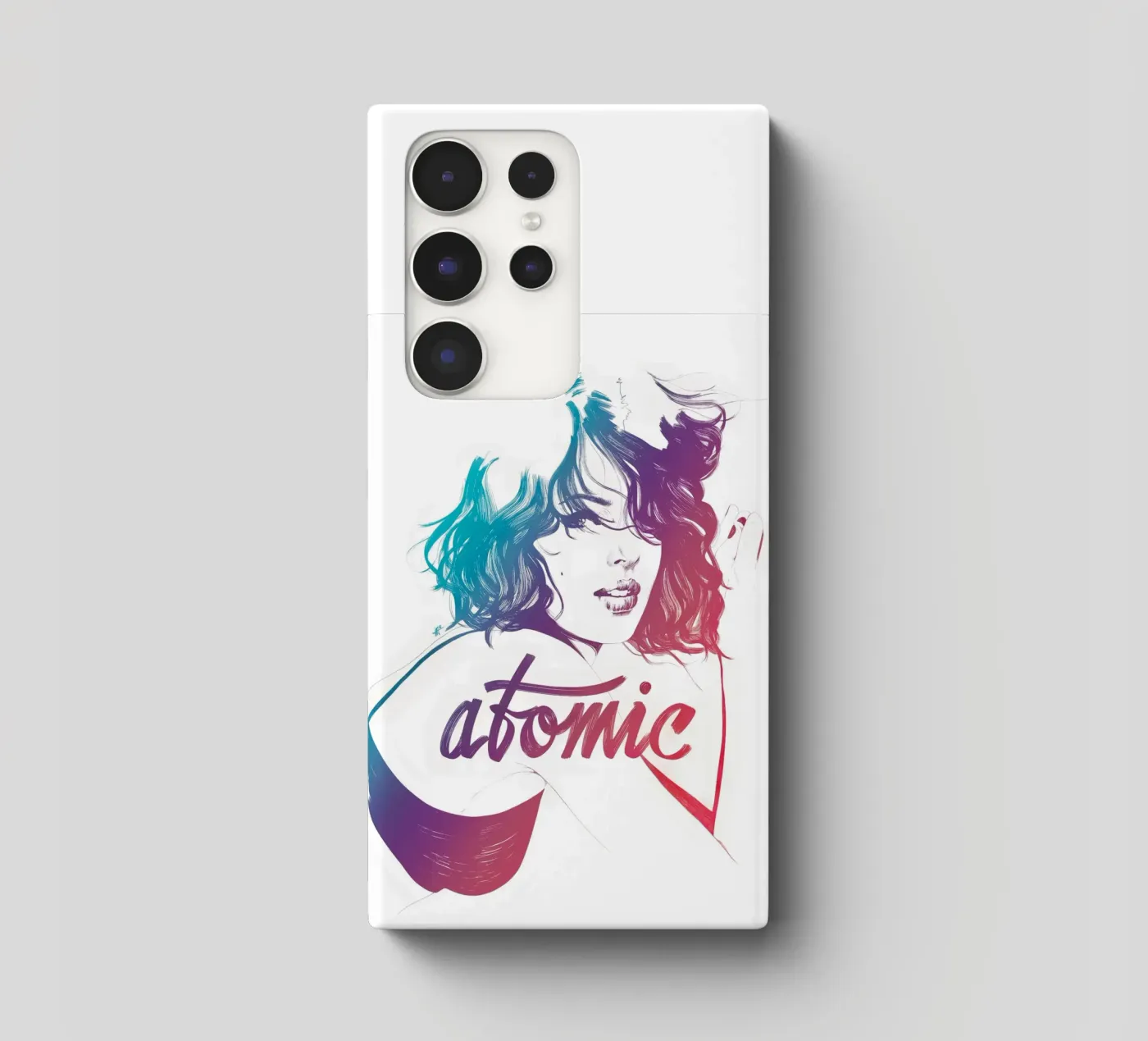 Atomic samsung phone case by Manuel Rebollo