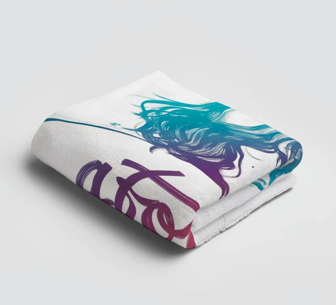 Atomic towel by Manuel Rebollo
