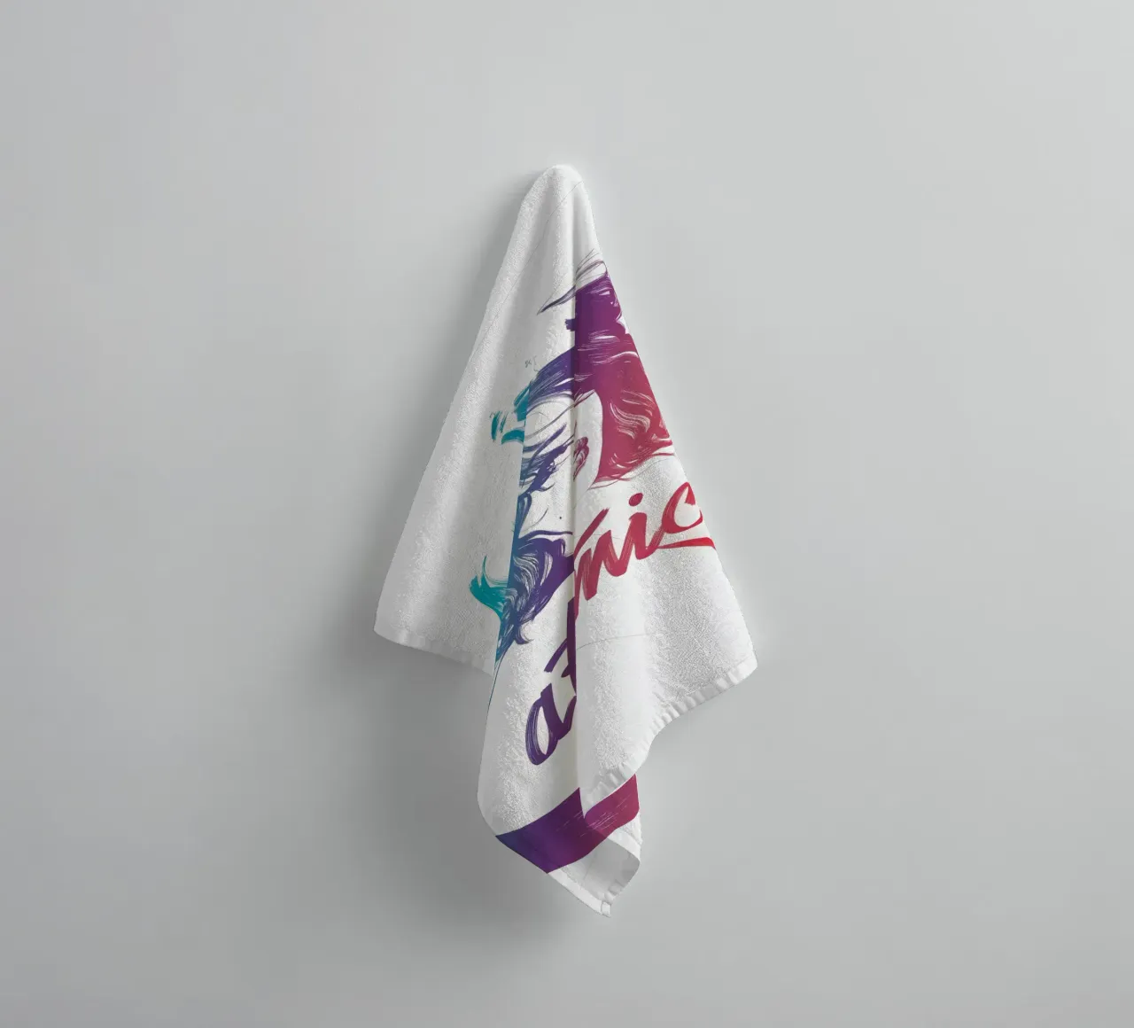 Atomic towel by Manuel Rebollo