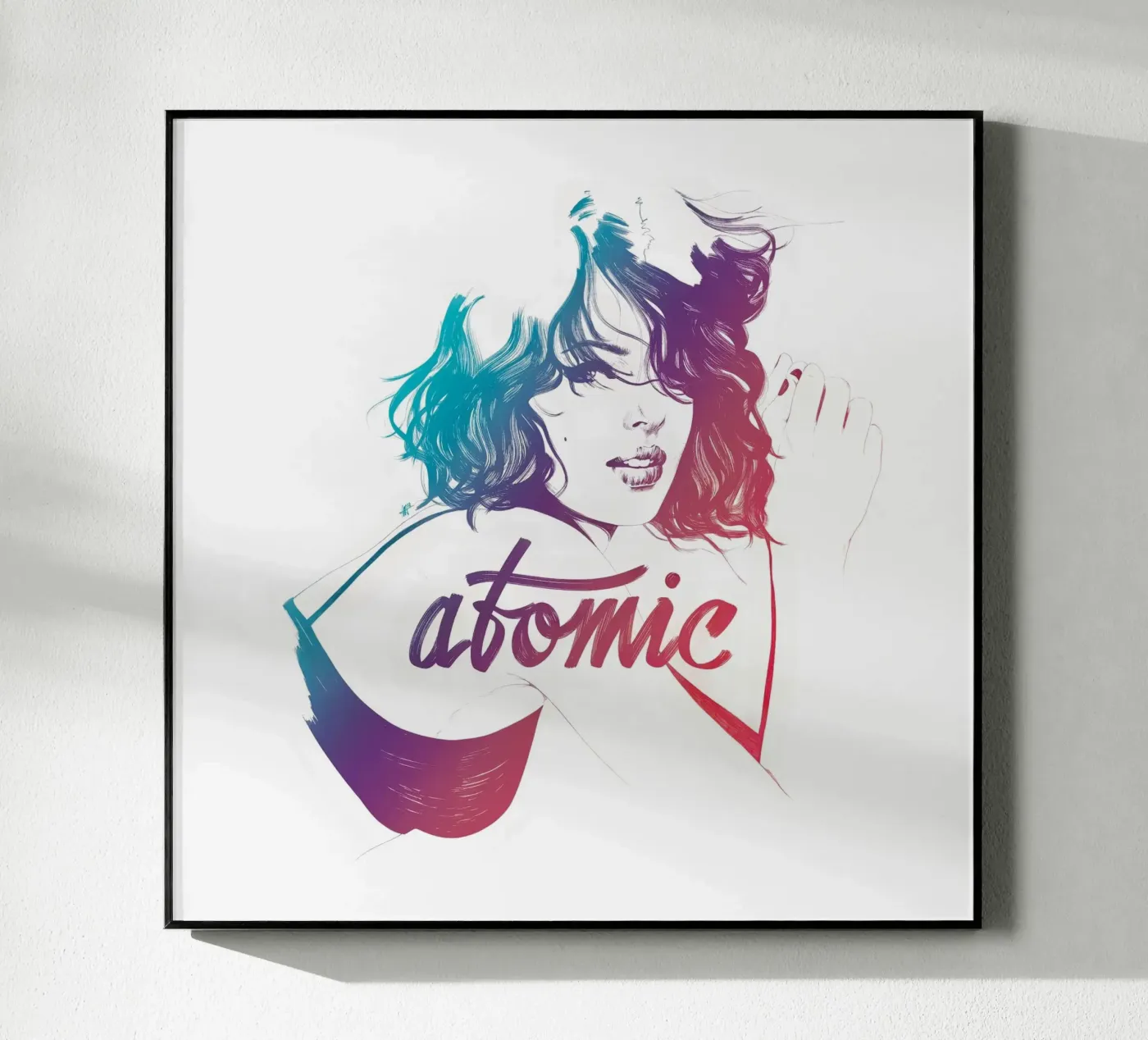 Atomic acryl van Manuel Rebollo