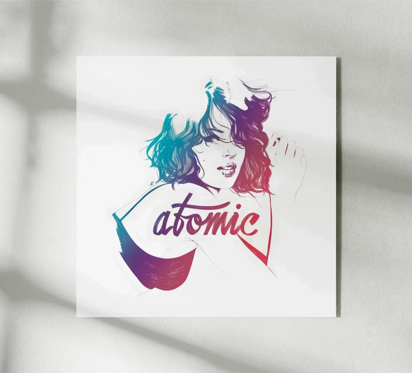 Atomic acryl van Manuel Rebollo