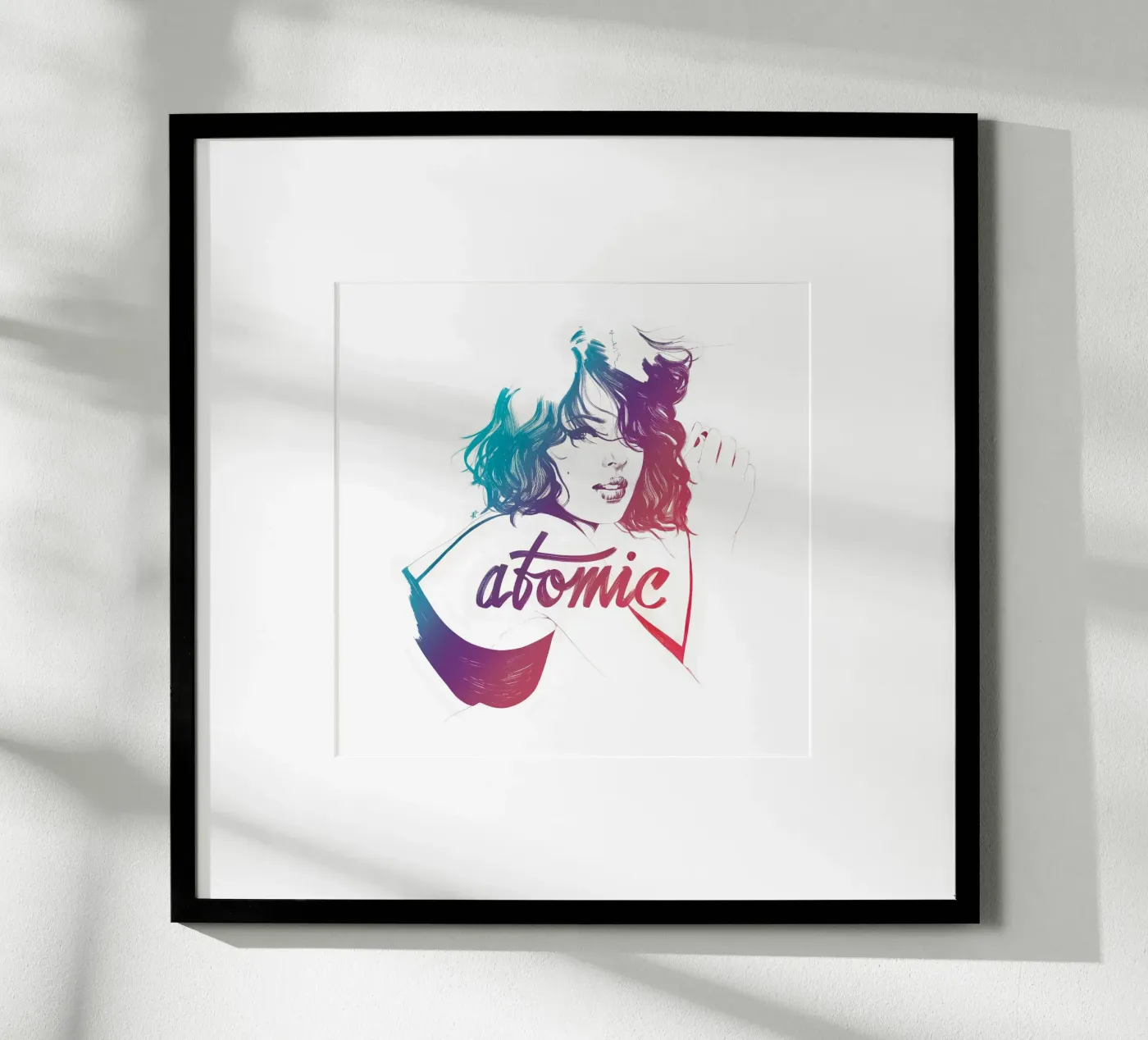 Atomic Poster von Manuel Rebollo