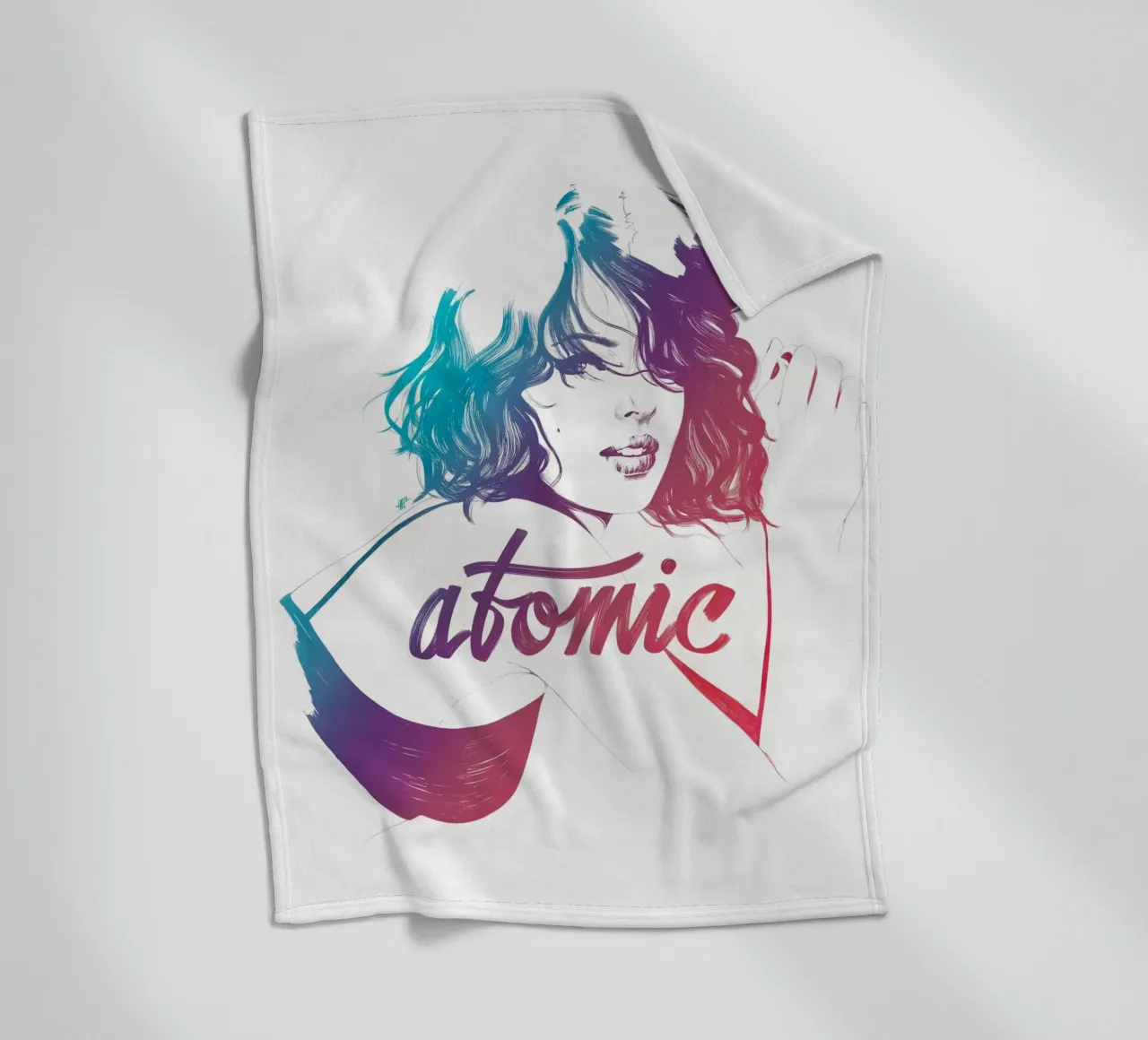 Atomic Fleecedecke von Manuel Rebollo