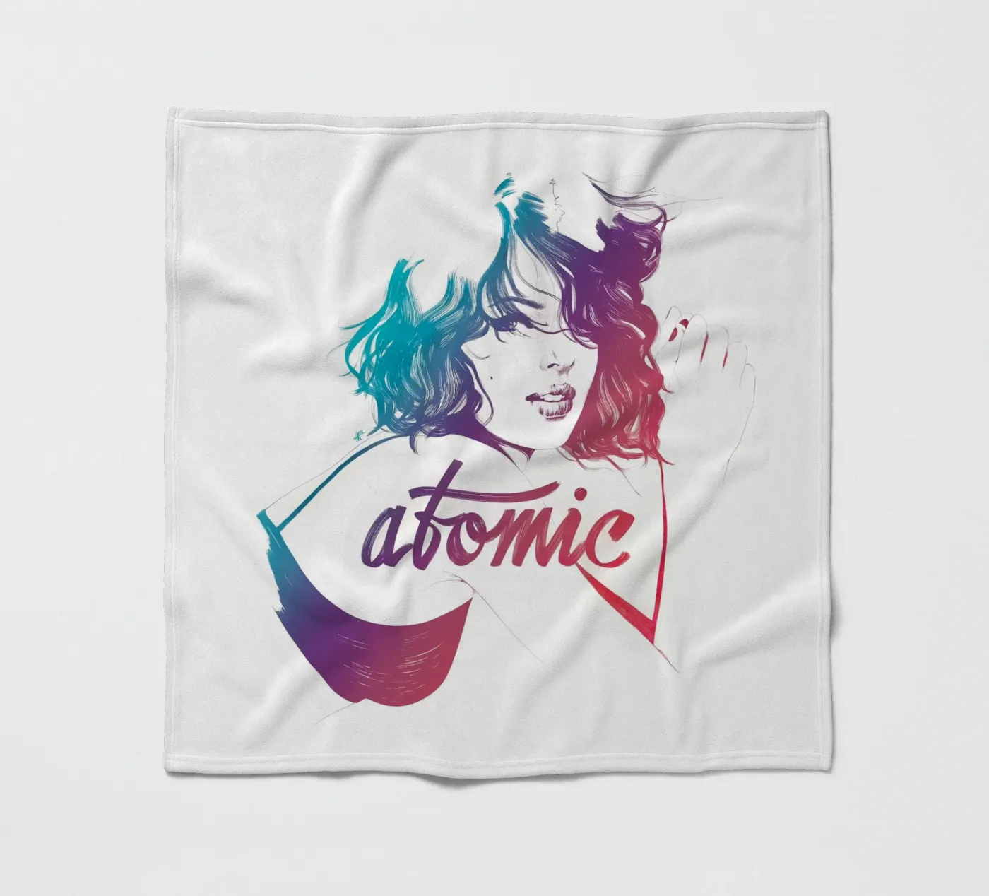 Atomic Fleecedecke von Manuel Rebollo