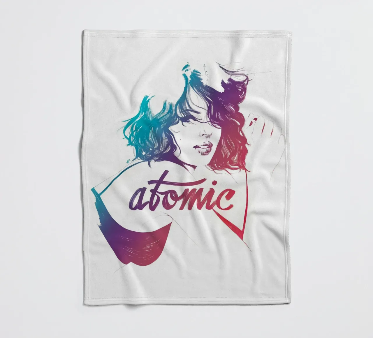 Atomic Fleecedecke von Manuel Rebollo