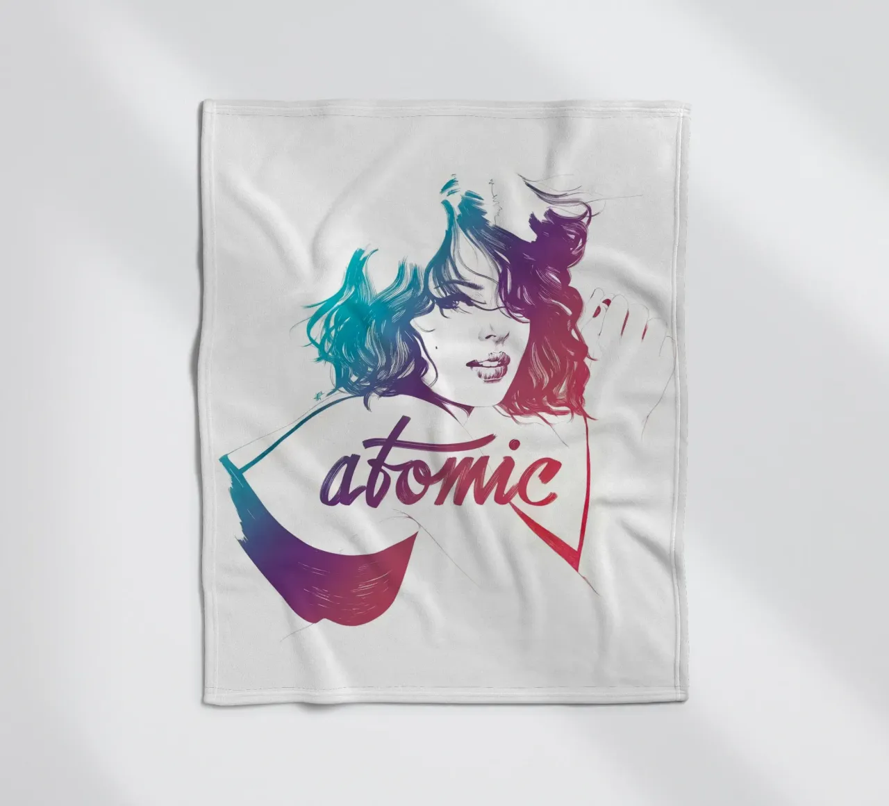 Atomic Fleecedecke von Manuel Rebollo