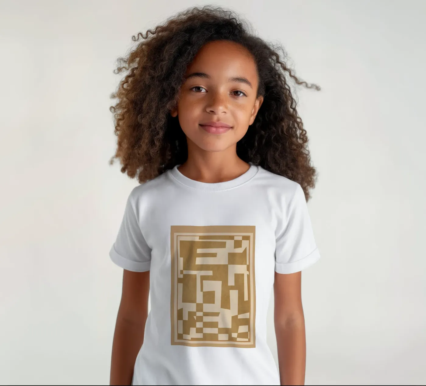 Abstract Edged Form t-shirt bambini da cityart