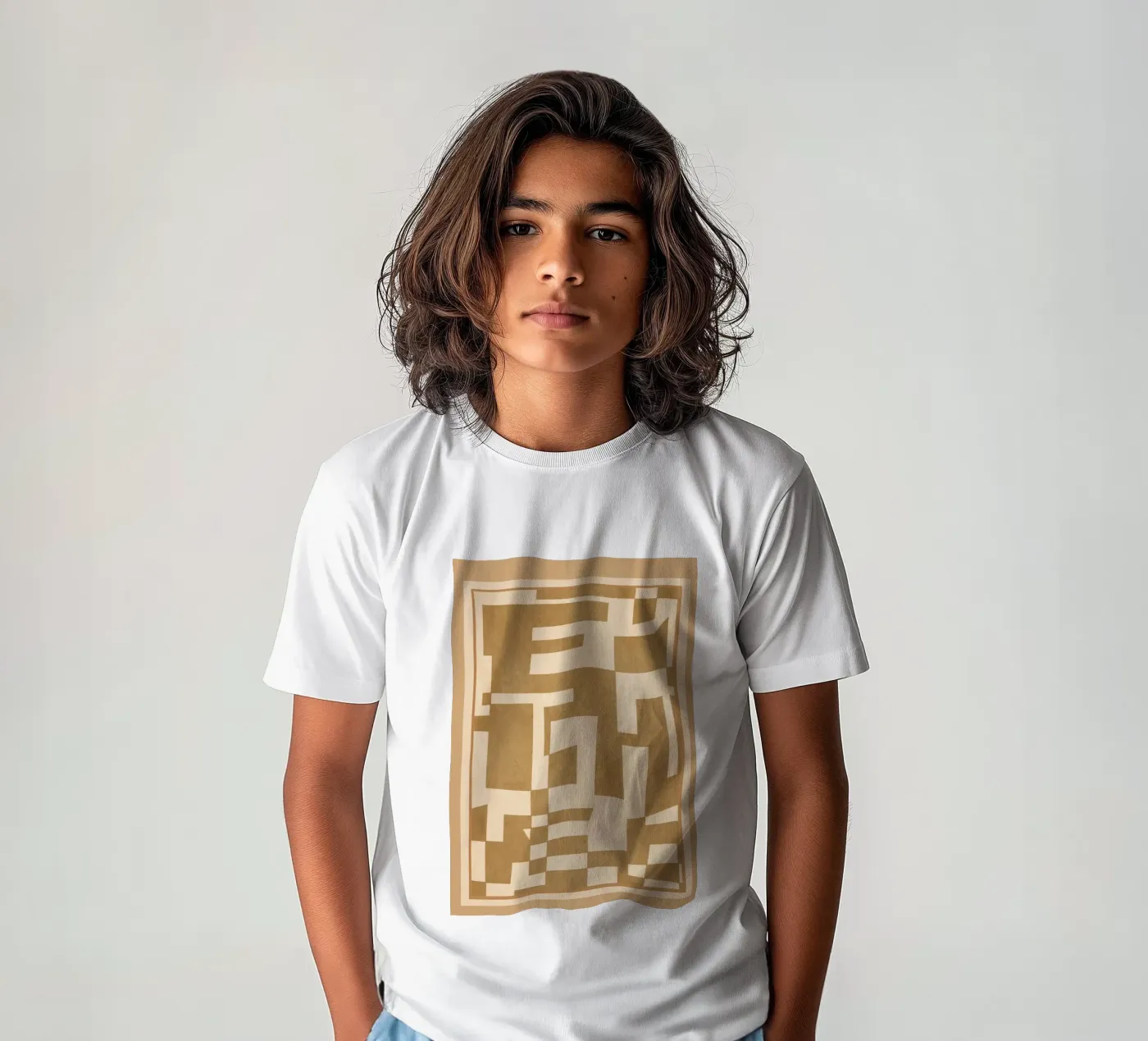 Abstract Edged Form t-shirt bambini da cityart