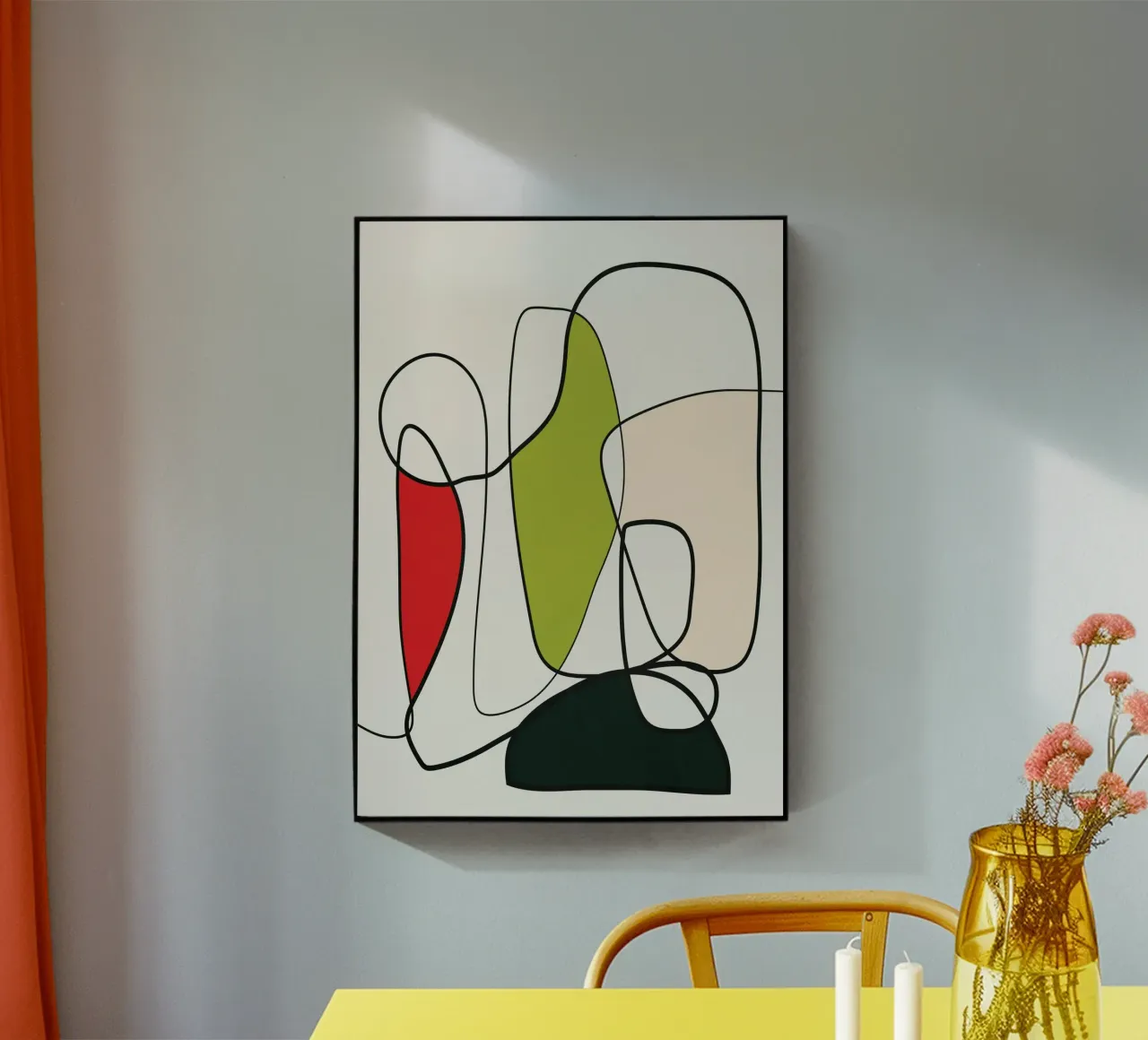 Abstract Line 5 plexiglass da cityart