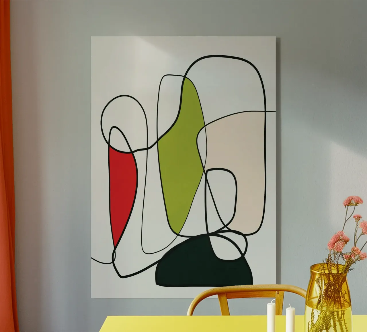 Abstract Line 5 plexiglass da cityart