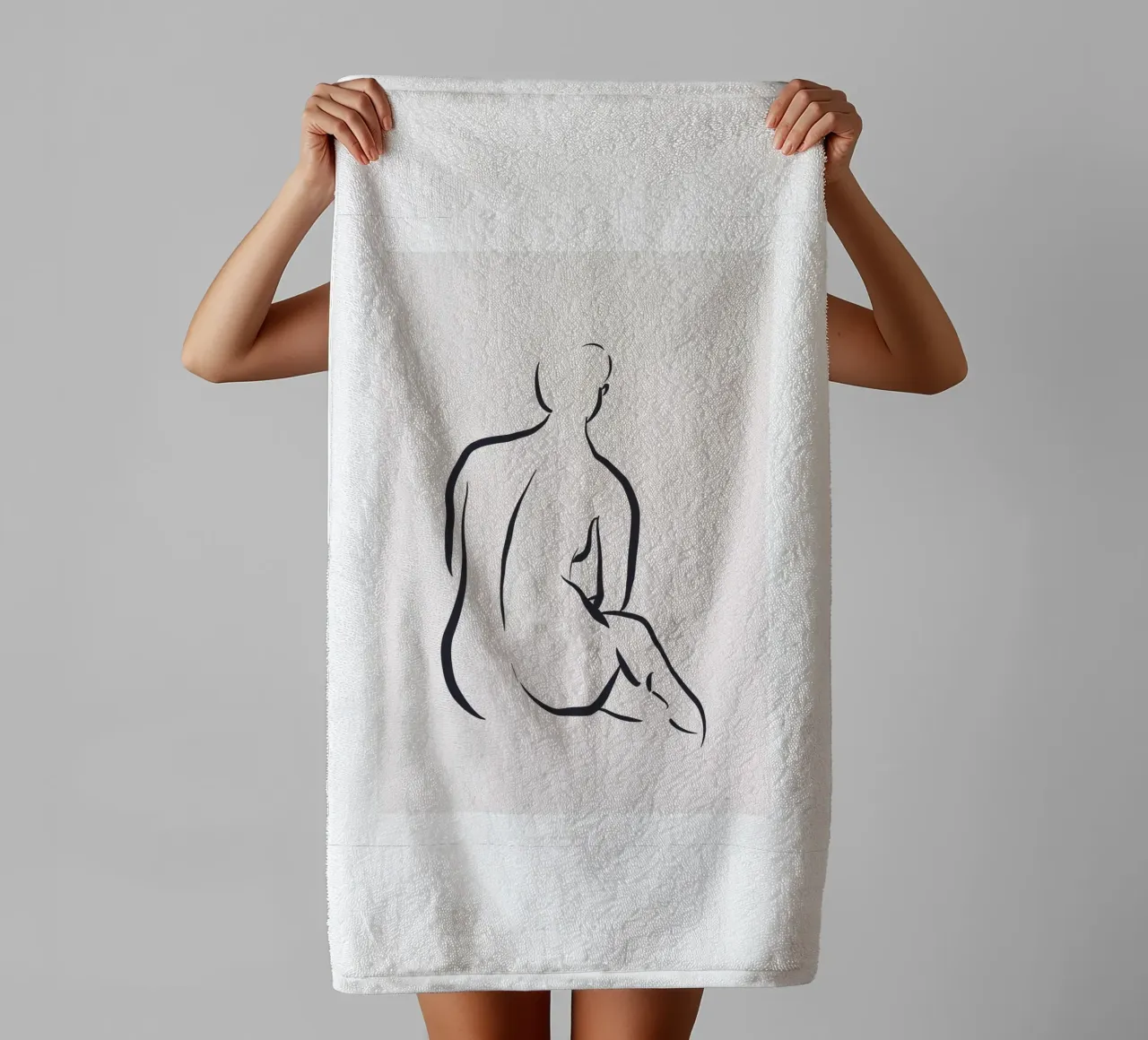 Style Timeless elegance in a modern style towel by Whole©