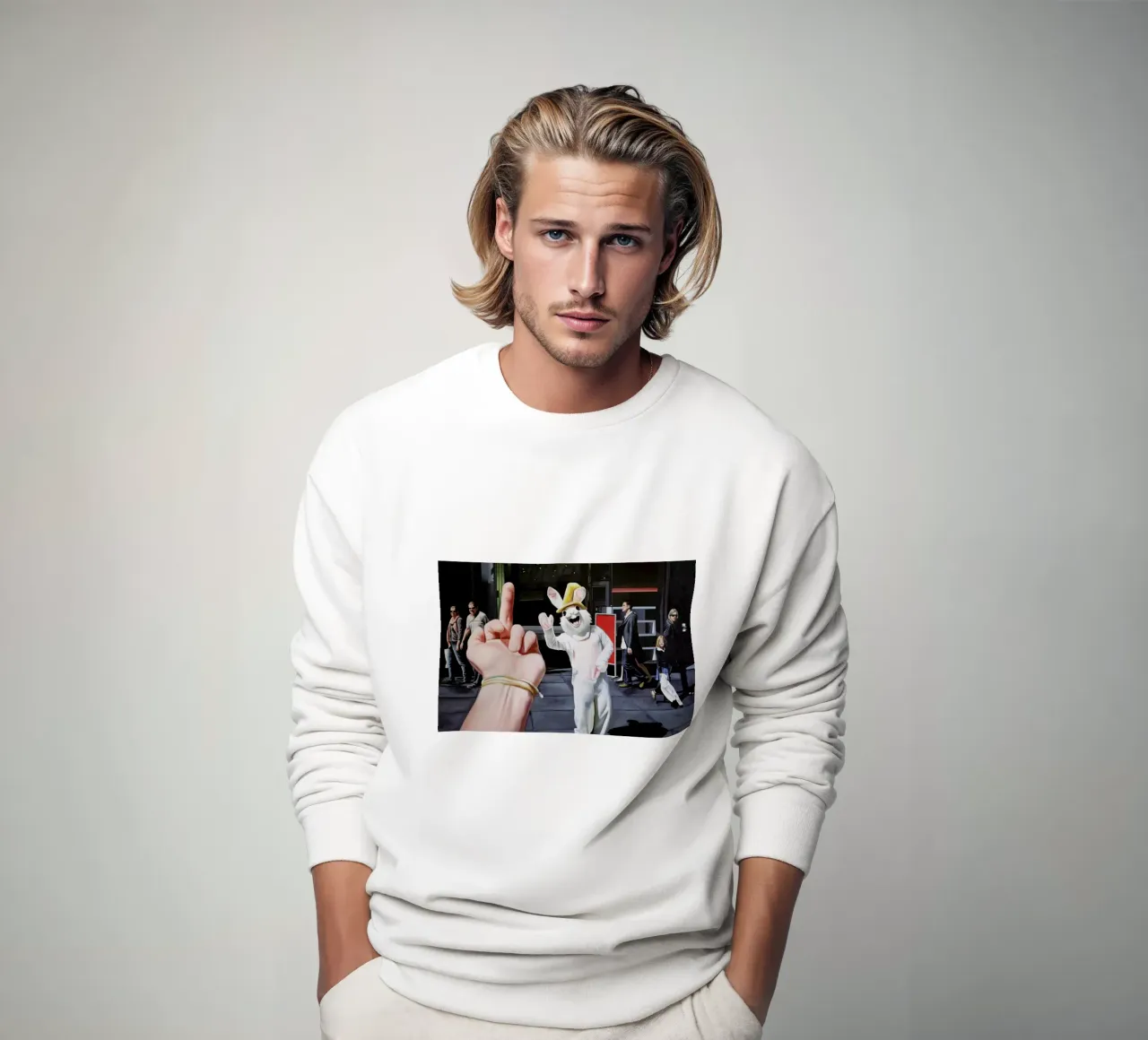Joyeuses Courses Sweatshirt von Jérôme Romain