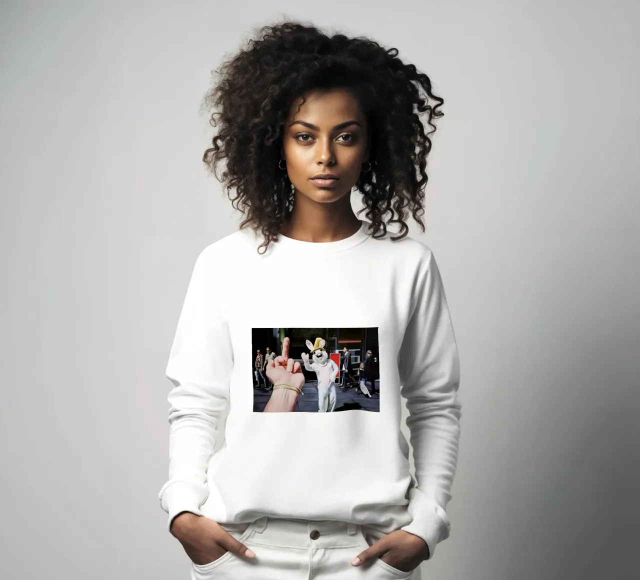 Joyeuses Courses Sweatshirt von Jérôme Romain
