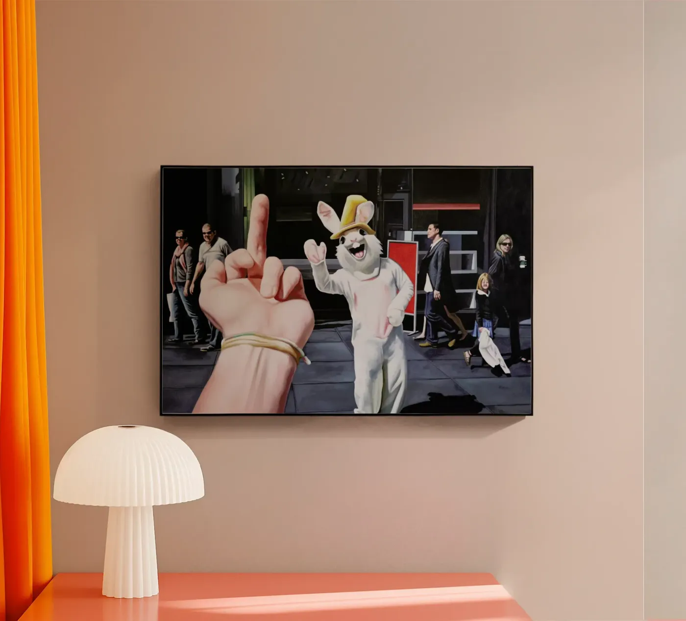 Joyeuses Courses acryl van Jérôme Romain