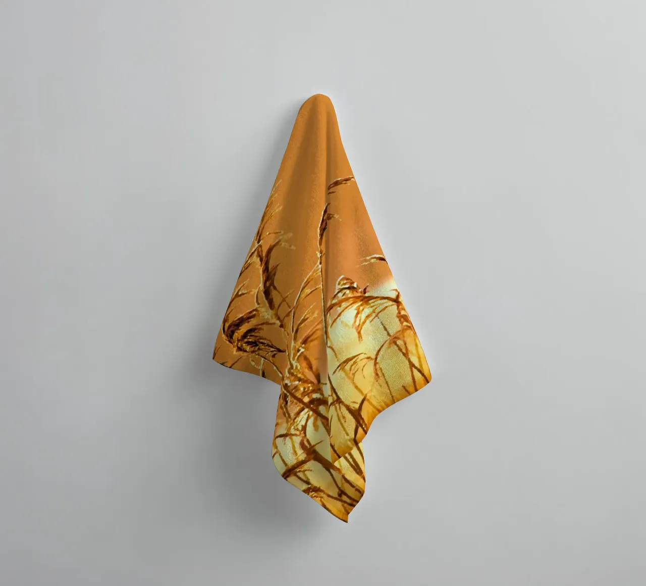 Reeds in the sunset towel by Something for you