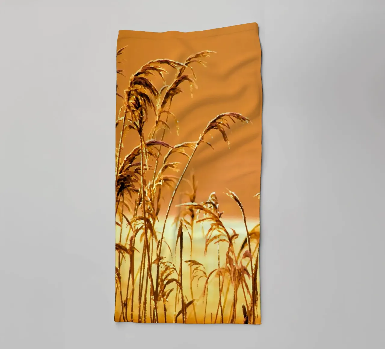 Reeds in the sunset towel by Something for you