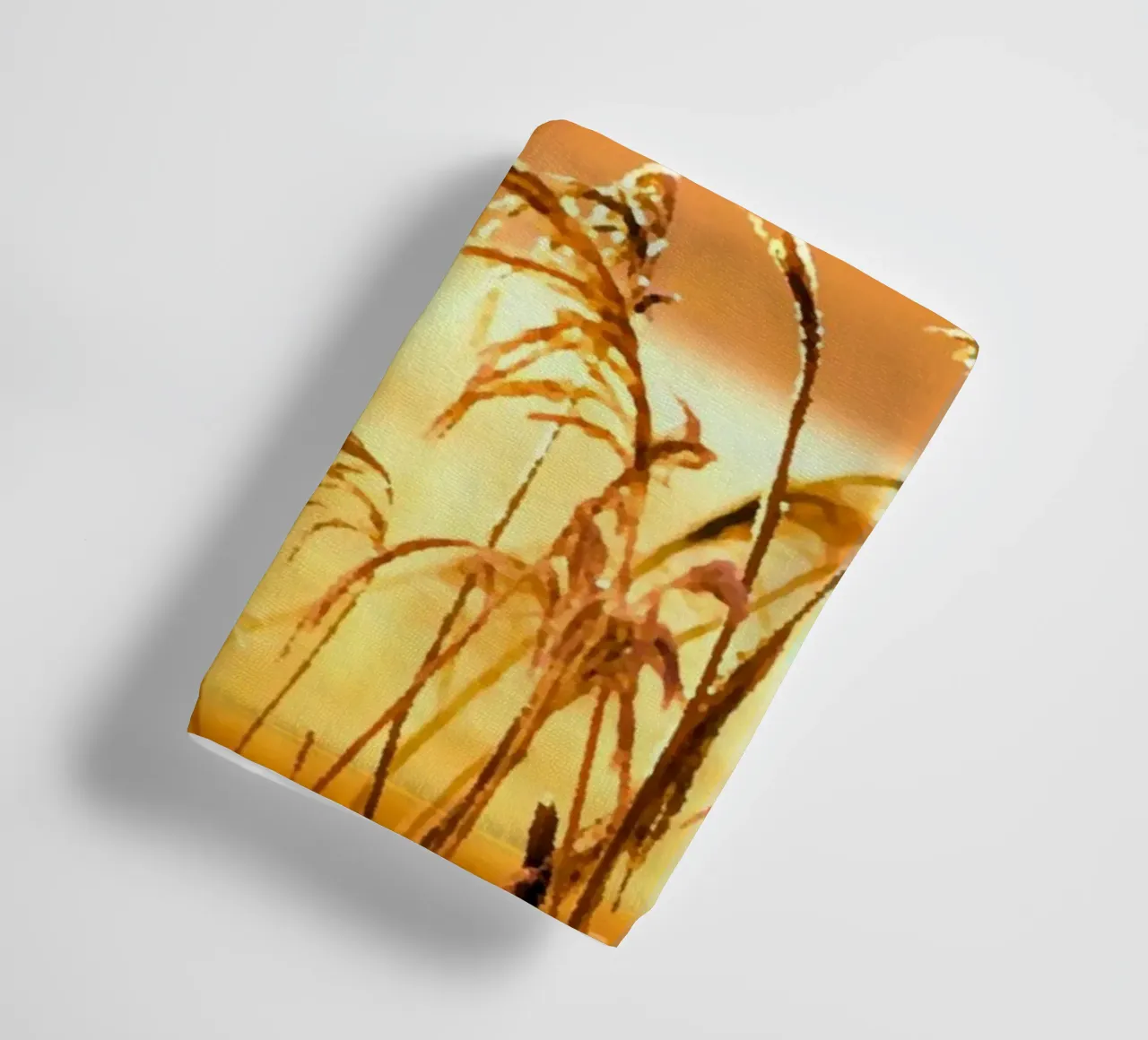 Reeds in the sunset towel by Something for you