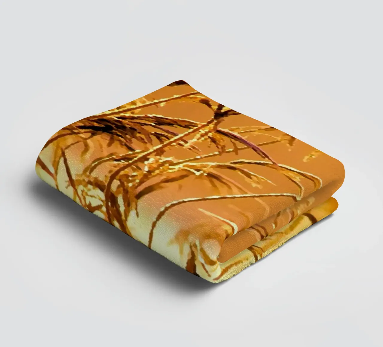 Reeds in the sunset towel by Something for you