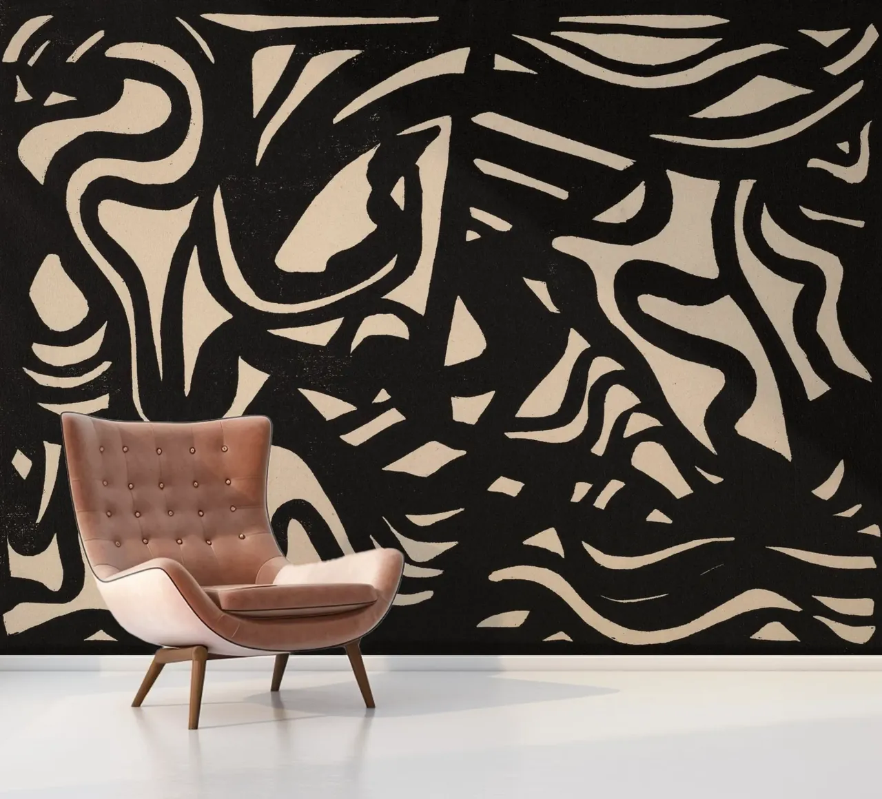 Abstract Composition fotobehang van classicartstock