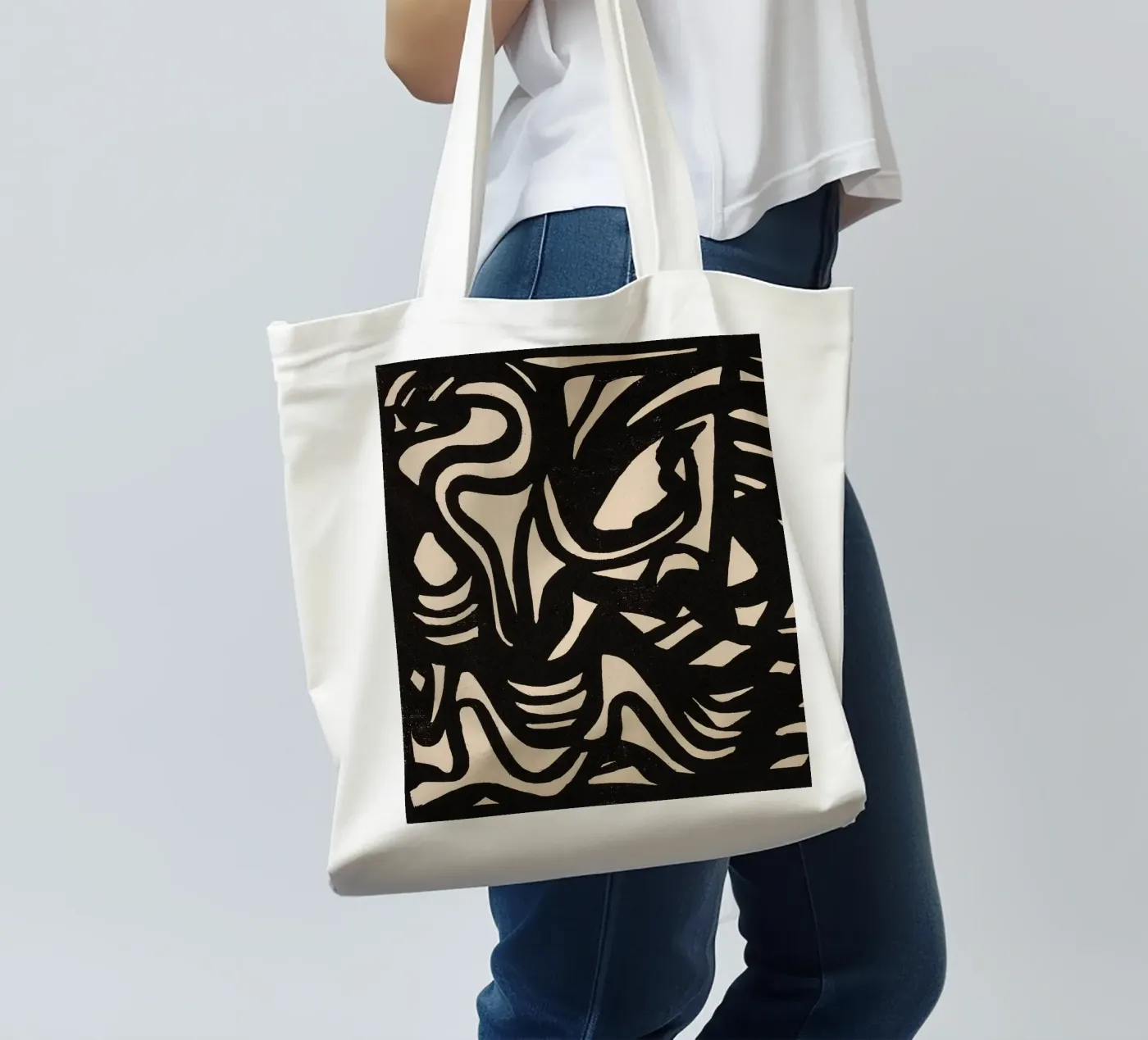 Abstract Composition tote bag by Apolo Prints