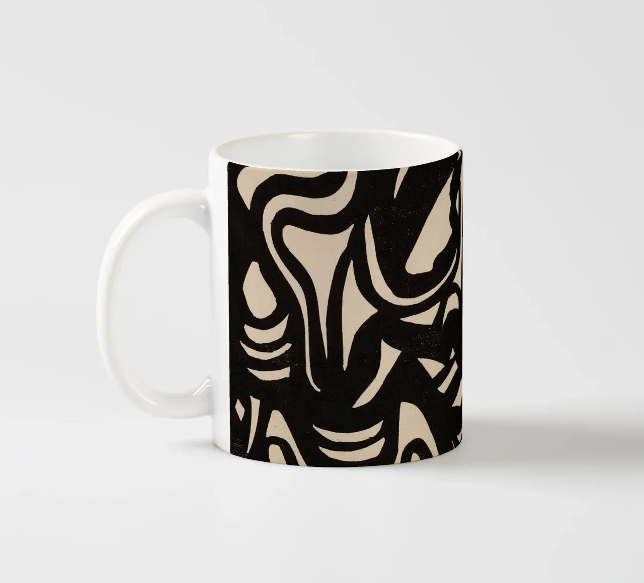 Abstract Composition ceramic mug by classicartstock
