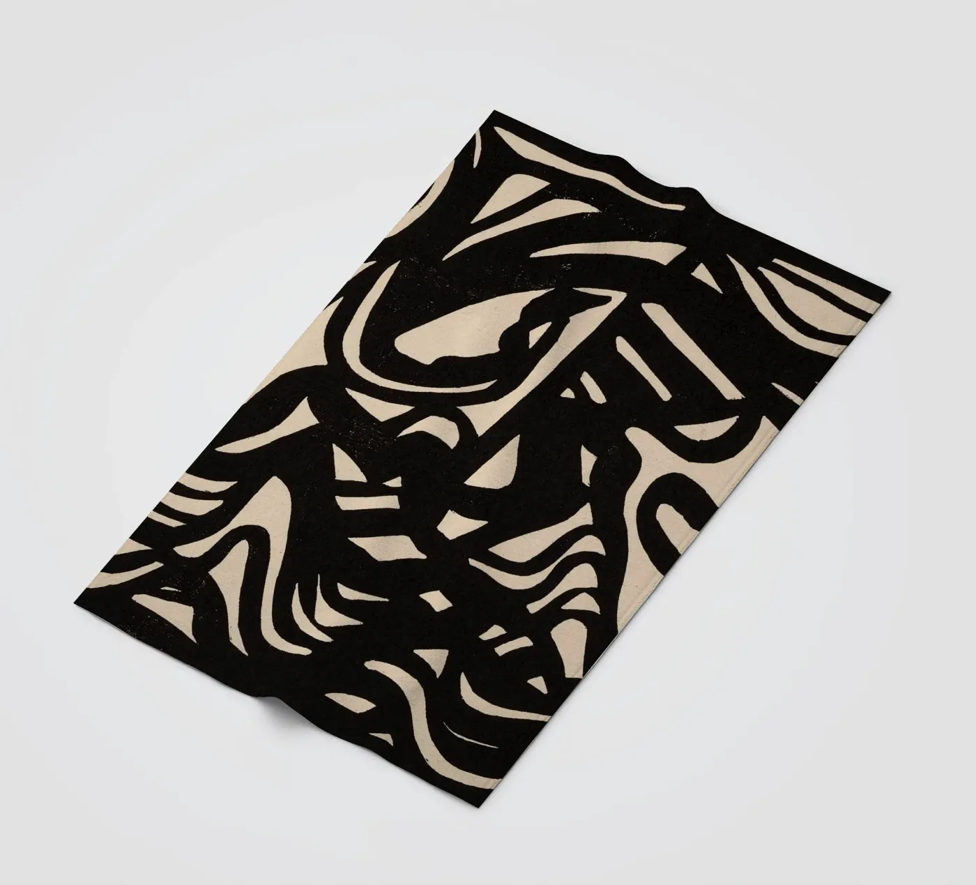 Abstract Composition fleece blanket by Apolo Prints
