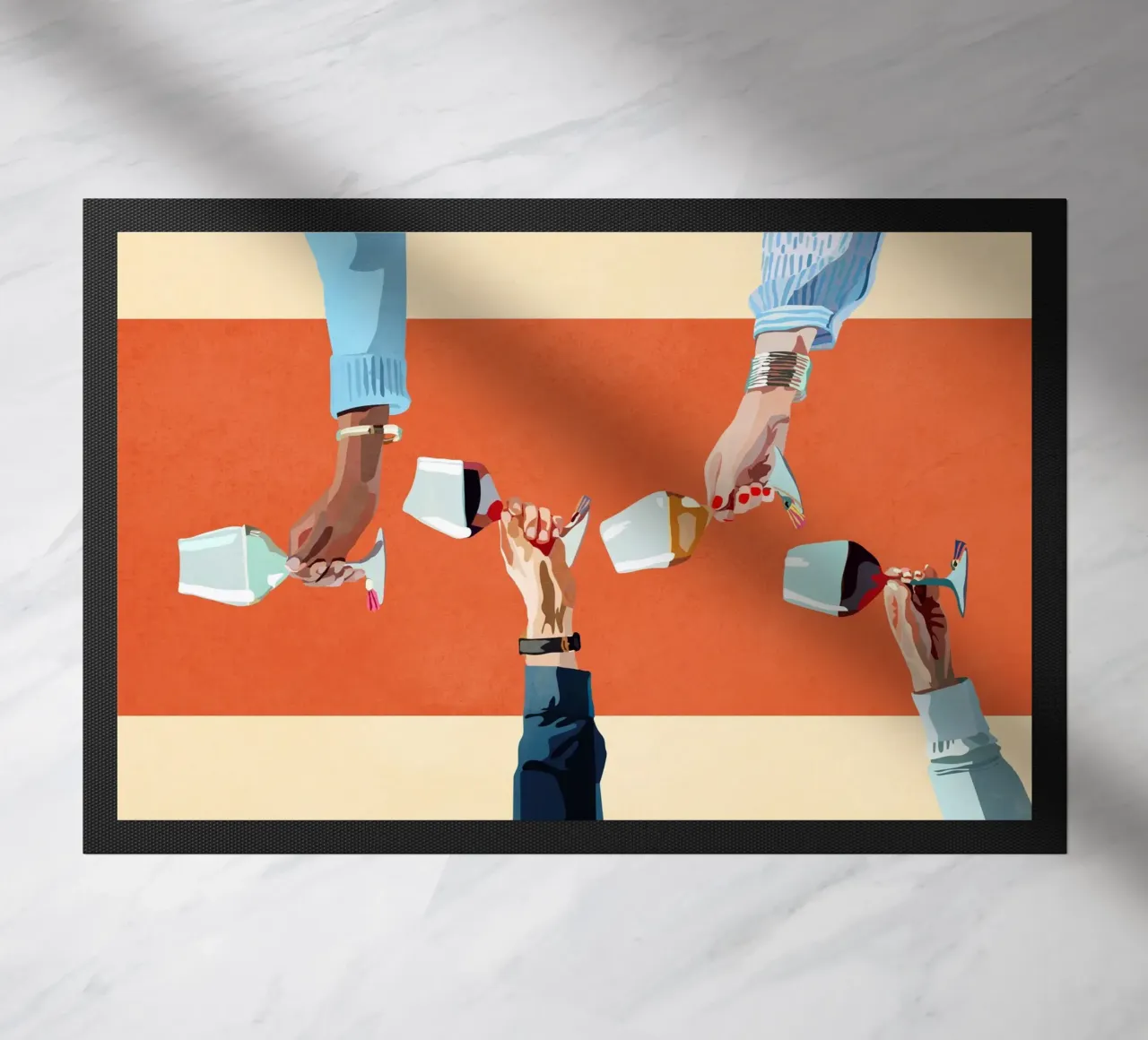 Cheers doormat by cityart