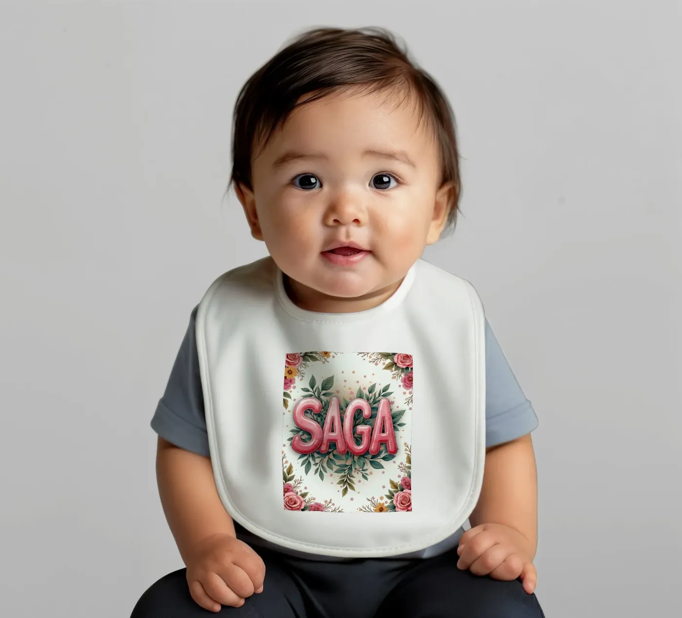 SAGA baby bib by CASTILO Namengalerie